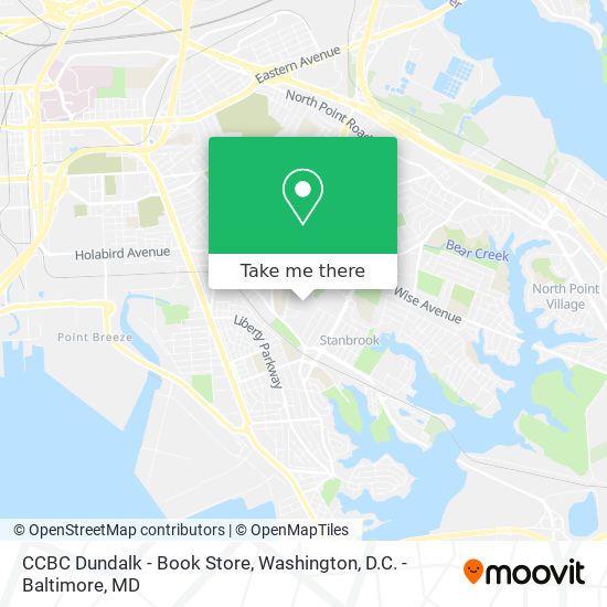 CCBC Dundalk - Book Store map