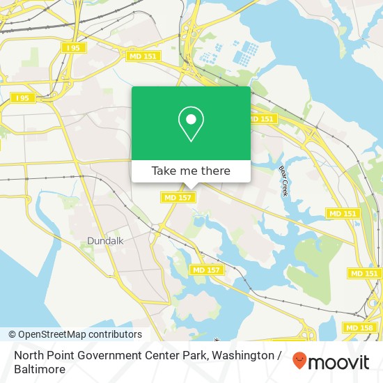Mapa de North Point Government Center Park