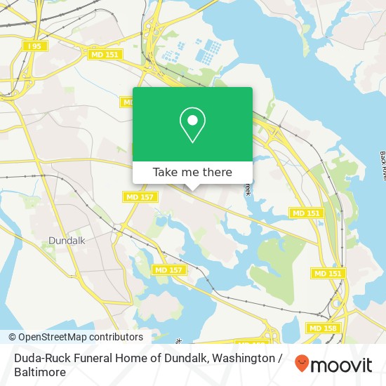 Mapa de Duda-Ruck Funeral Home of Dundalk