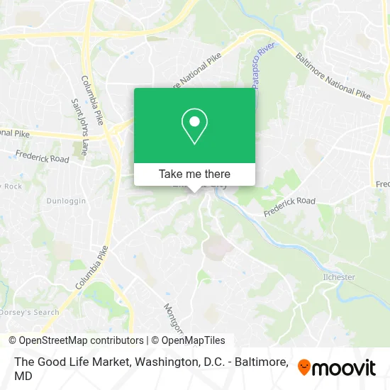 The Good Life Market map