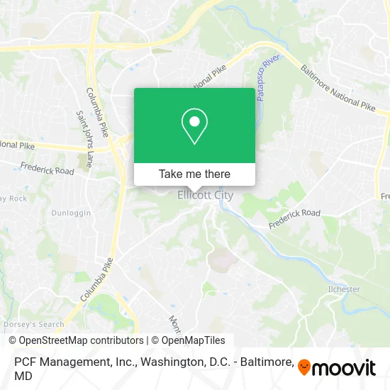 PCF Management, Inc. map