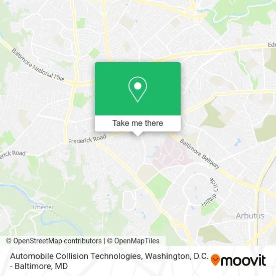 Mapa de Automobile Collision Technologies