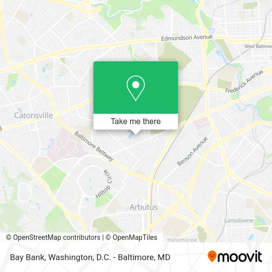 Mapa de Bay Bank
