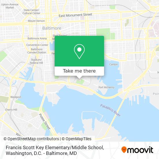 Francis Scott Key Elementary / Middle School map