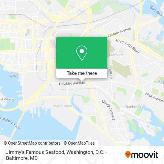 Jimmy's Famous Seafood map