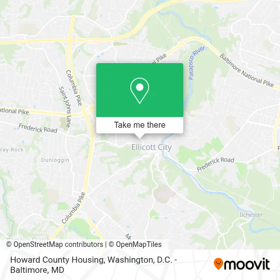 Howard County Housing map
