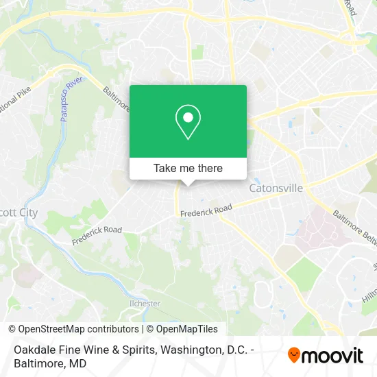 Mapa de Oakdale Fine Wine & Spirits