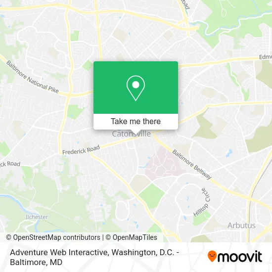 Adventure Web Interactive map