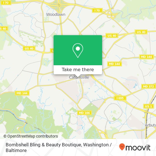 Mapa de Bombshell Bling & Beauty Boutique