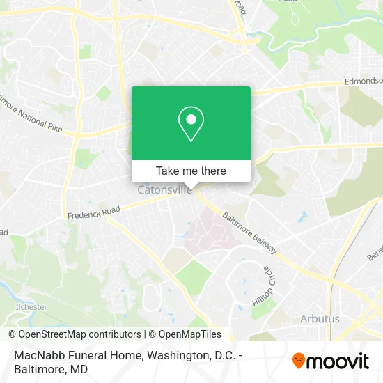 MacNabb Funeral Home map