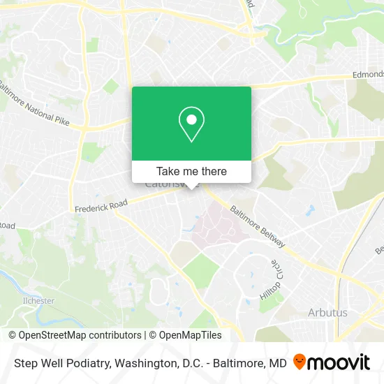 Step Well Podiatry map