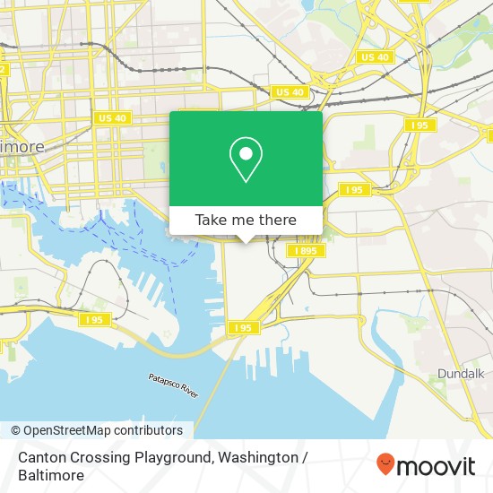 Canton Crossing Playground map