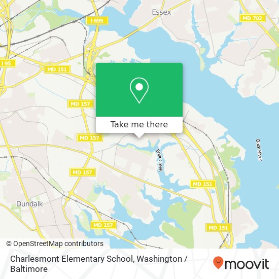 Mapa de Charlesmont Elementary School