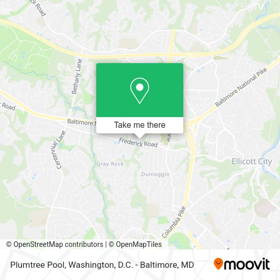Plumtree Pool map