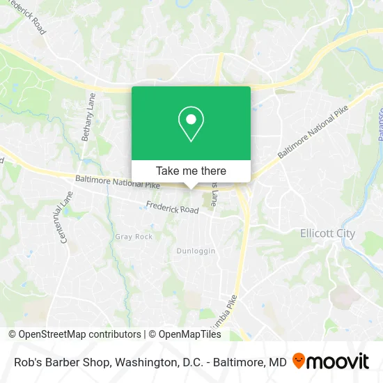 Rob's Barber Shop map