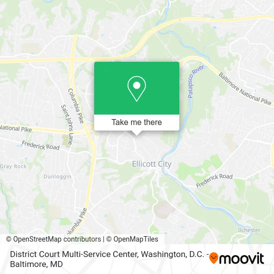 District Court Multi-Service Center map