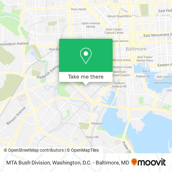 MTA Bush Division map