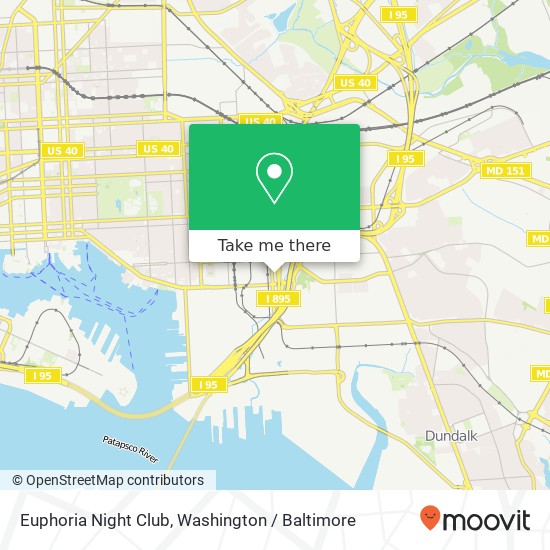 Euphoria Night Club map