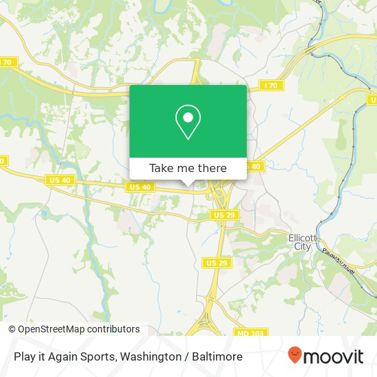 Play it Again Sports map