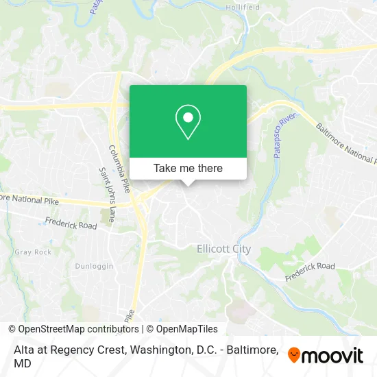 Alta at Regency Crest map