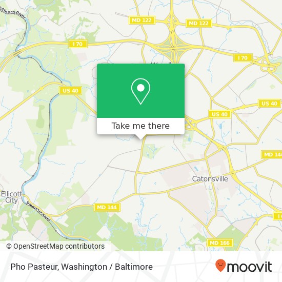 Pho Pasteur map