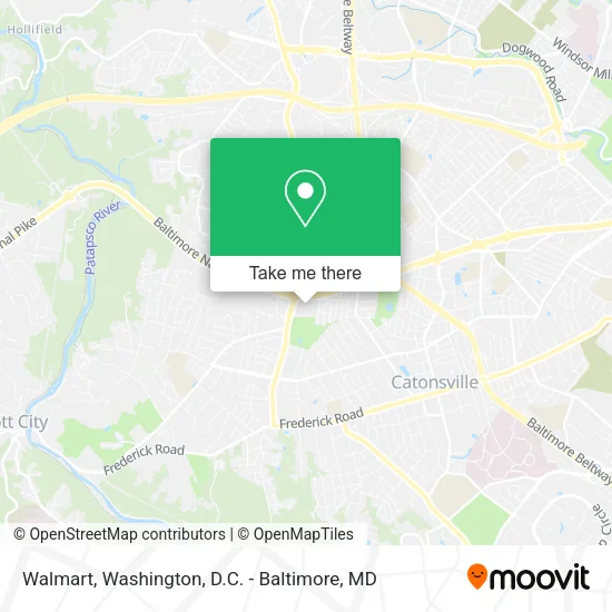 Mapa de Walmart