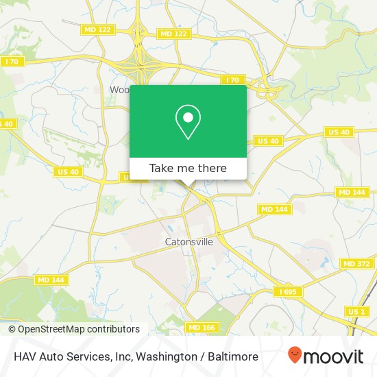 Mapa de HAV Auto Services, Inc