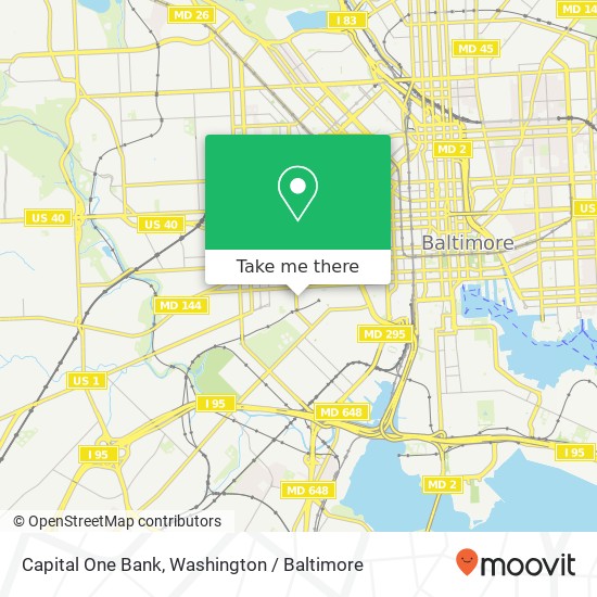 Capital One Bank map