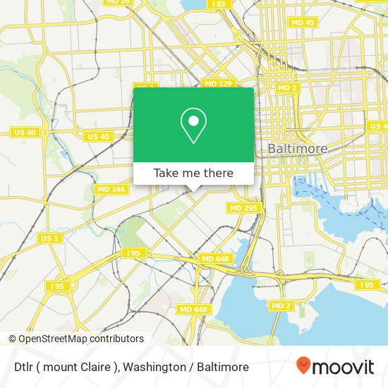 Dtlr ( mount Claire ) map