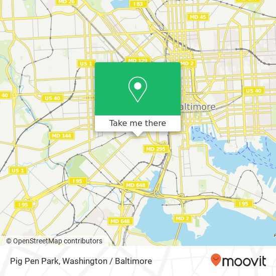 Pig Pen Park map