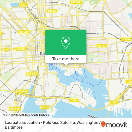 Laureate Education - KoldKiss Satellite map