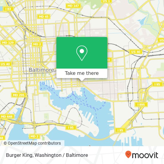 Burger King map