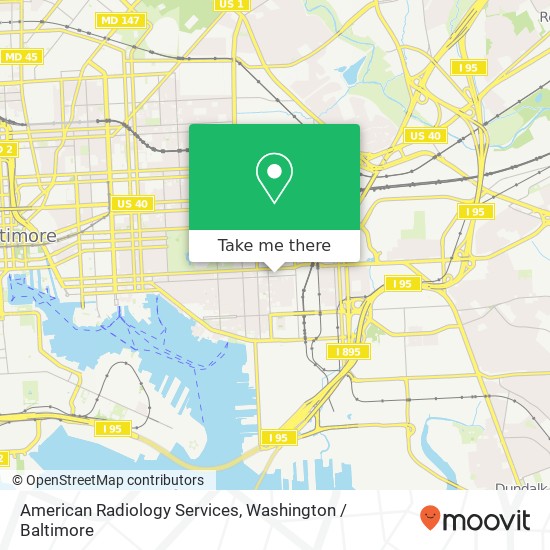 Mapa de American Radiology Services