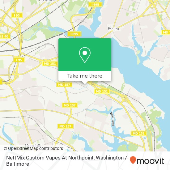 Mapa de NettMix Custom Vapes At Northpoint