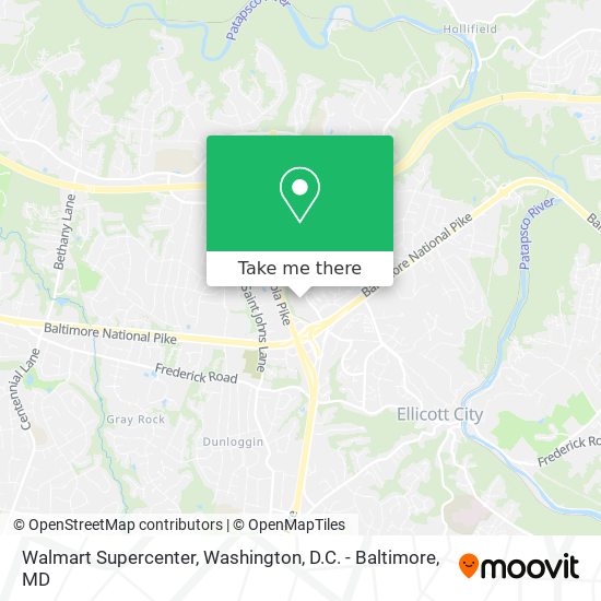 Walmart Supercenter map