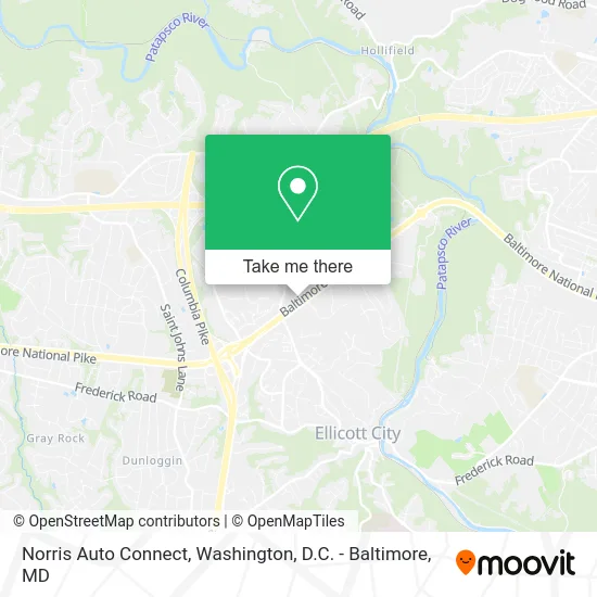 Norris Auto Connect map