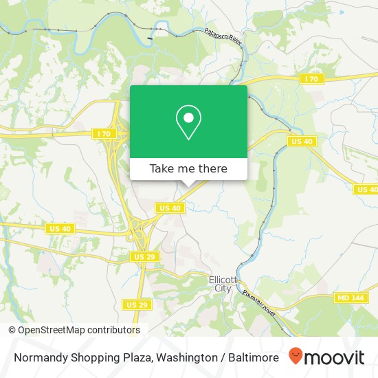 Normandy Shopping Plaza map