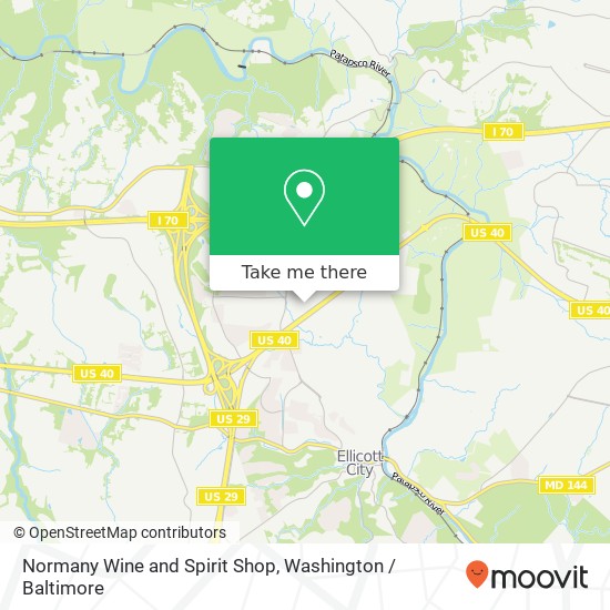 Normany Wine and Spirit Shop map