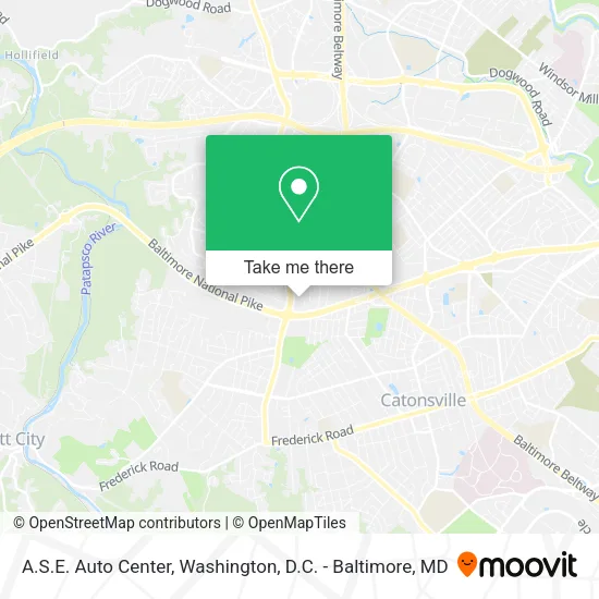 Mapa de A.S.E. Auto Center