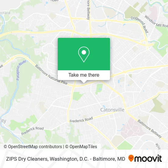 ZIPS Dry Cleaners map
