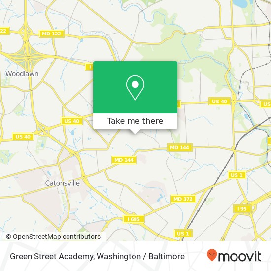 Mapa de Green Street Academy