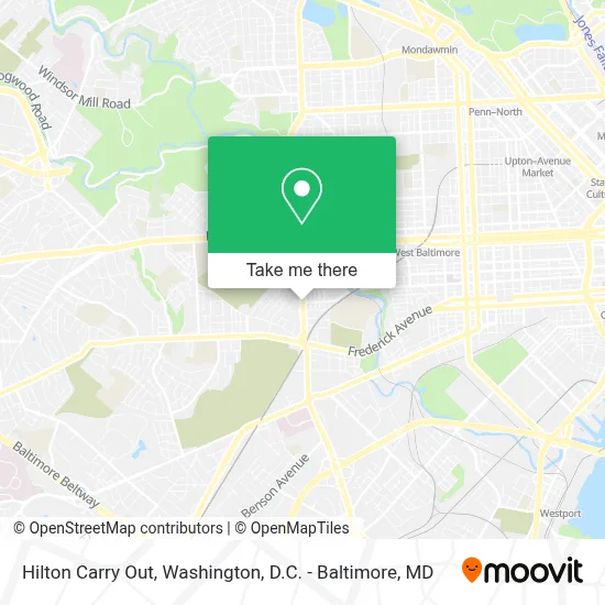 Hilton Carry Out map