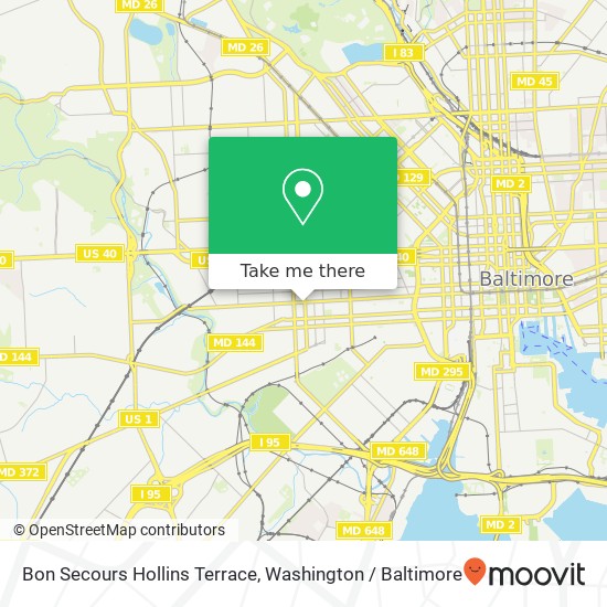 Mapa de Bon Secours Hollins Terrace