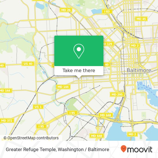 Greater Refuge Temple map