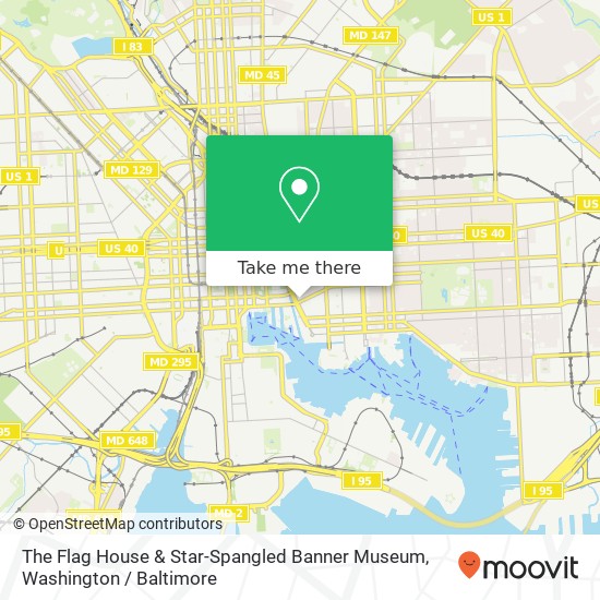 The Flag House & Star-Spangled Banner Museum map