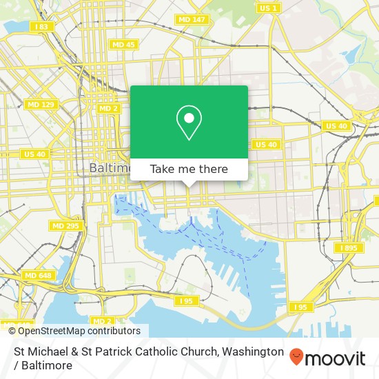 St Michael & St Patrick Catholic Church map