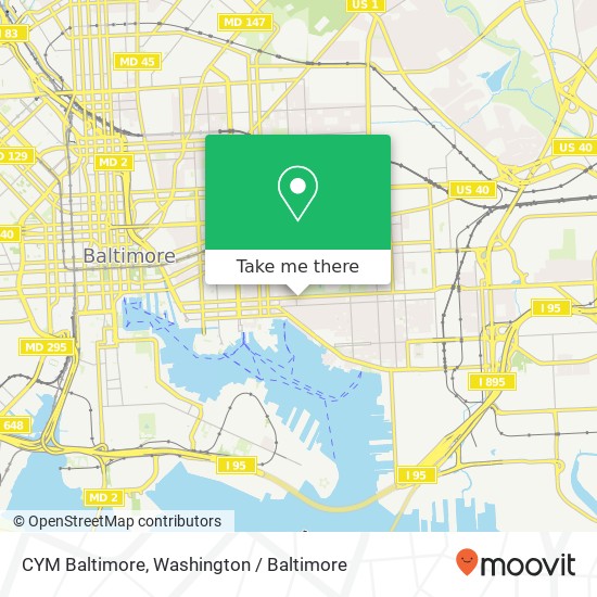 CYM Baltimore map