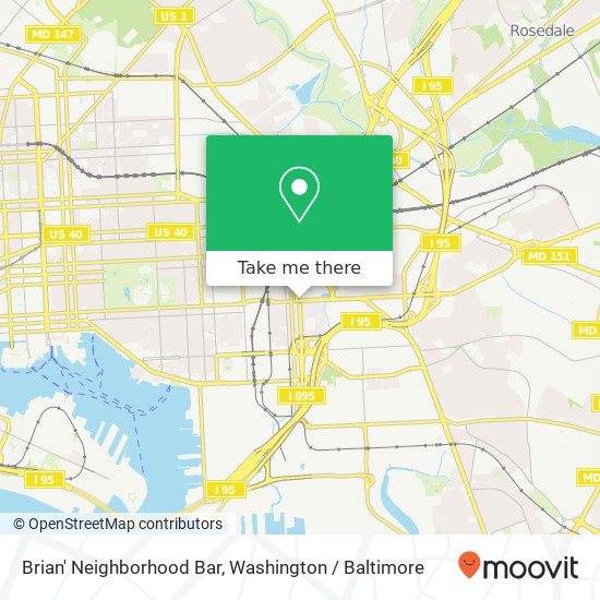 Mapa de Brian' Neighborhood Bar