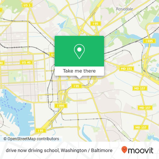 Mapa de drive now driving school