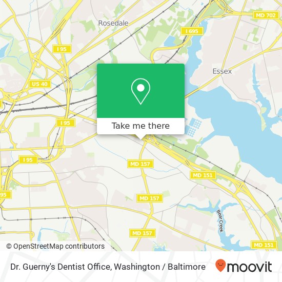 Dr. Guerny's Dentist Office map